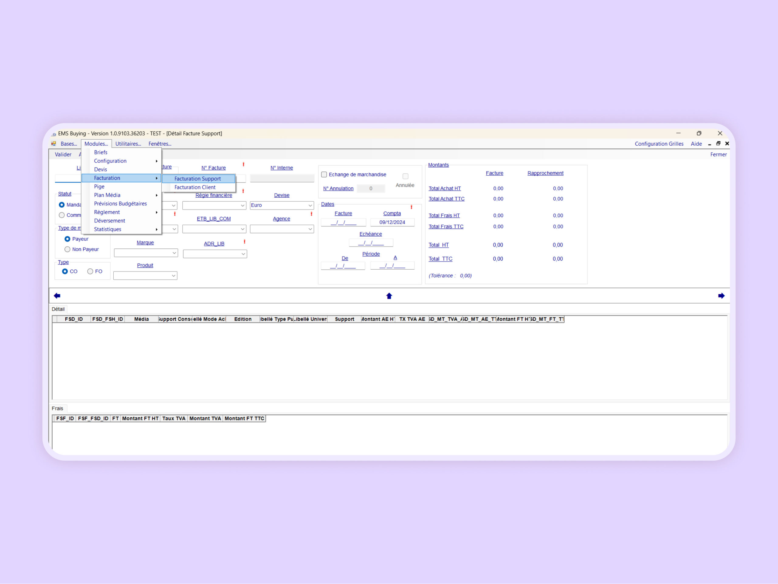 1 Optimisation de la facturation support